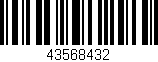 Código de barras (EAN, GTIN, SKU, ISBN): '43568432'