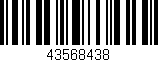Código de barras (EAN, GTIN, SKU, ISBN): '43568438'