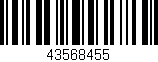 Código de barras (EAN, GTIN, SKU, ISBN): '43568455'