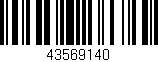 Código de barras (EAN, GTIN, SKU, ISBN): '43569140'