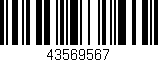 Código de barras (EAN, GTIN, SKU, ISBN): '43569567'
