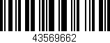 Código de barras (EAN, GTIN, SKU, ISBN): '43569662'