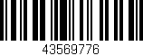 Código de barras (EAN, GTIN, SKU, ISBN): '43569776'