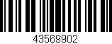 Código de barras (EAN, GTIN, SKU, ISBN): '43569902'
