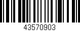 Código de barras (EAN, GTIN, SKU, ISBN): '43570903'
