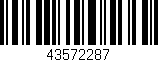 Código de barras (EAN, GTIN, SKU, ISBN): '43572287'