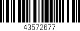 Código de barras (EAN, GTIN, SKU, ISBN): '43572677'