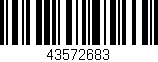 Código de barras (EAN, GTIN, SKU, ISBN): '43572683'