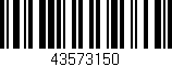Código de barras (EAN, GTIN, SKU, ISBN): '43573150'