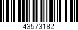 Código de barras (EAN, GTIN, SKU, ISBN): '43573182'