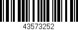 Código de barras (EAN, GTIN, SKU, ISBN): '43573252'