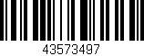 Código de barras (EAN, GTIN, SKU, ISBN): '43573497'