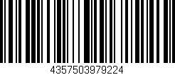 Código de barras (EAN, GTIN, SKU, ISBN): '4357503979224'