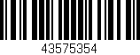 Código de barras (EAN, GTIN, SKU, ISBN): '43575354'