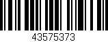 Código de barras (EAN, GTIN, SKU, ISBN): '43575373'