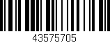 Código de barras (EAN, GTIN, SKU, ISBN): '43575705'