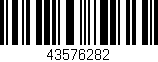 Código de barras (EAN, GTIN, SKU, ISBN): '43576282'