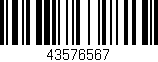 Código de barras (EAN, GTIN, SKU, ISBN): '43576567'