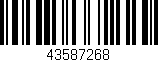 Código de barras (EAN, GTIN, SKU, ISBN): '43587268'