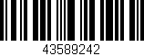 Código de barras (EAN, GTIN, SKU, ISBN): '43589242'