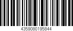 Código de barras (EAN, GTIN, SKU, ISBN): '4359080195844'