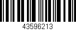 Código de barras (EAN, GTIN, SKU, ISBN): '43596213'