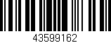 Código de barras (EAN, GTIN, SKU, ISBN): '43599162'