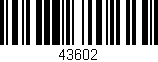 Código de barras (EAN, GTIN, SKU, ISBN): '43602'