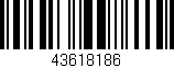 Código de barras (EAN, GTIN, SKU, ISBN): '43618186'
