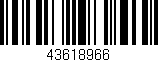 Código de barras (EAN, GTIN, SKU, ISBN): '43618966'