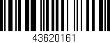Código de barras (EAN, GTIN, SKU, ISBN): '43620161'
