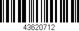 Código de barras (EAN, GTIN, SKU, ISBN): '43620712'