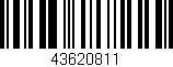 Código de barras (EAN, GTIN, SKU, ISBN): '43620811'