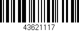 Código de barras (EAN, GTIN, SKU, ISBN): '43621117'