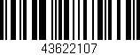 Código de barras (EAN, GTIN, SKU, ISBN): '43622107'