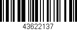 Código de barras (EAN, GTIN, SKU, ISBN): '43622137'