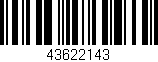 Código de barras (EAN, GTIN, SKU, ISBN): '43622143'