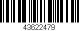 Código de barras (EAN, GTIN, SKU, ISBN): '43622479'