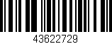 Código de barras (EAN, GTIN, SKU, ISBN): '43622729'