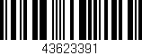 Código de barras (EAN, GTIN, SKU, ISBN): '43623391'