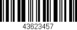 Código de barras (EAN, GTIN, SKU, ISBN): '43623457'