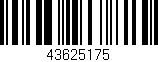 Código de barras (EAN, GTIN, SKU, ISBN): '43625175'