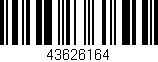 Código de barras (EAN, GTIN, SKU, ISBN): '43626164'