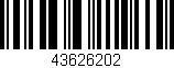 Código de barras (EAN, GTIN, SKU, ISBN): '43626202'