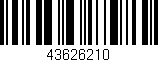 Código de barras (EAN, GTIN, SKU, ISBN): '43626210'