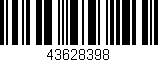 Código de barras (EAN, GTIN, SKU, ISBN): '43628398'