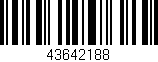 Código de barras (EAN, GTIN, SKU, ISBN): '43642188'