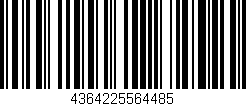 Código de barras (EAN, GTIN, SKU, ISBN): '4364225564485'
