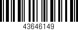 Código de barras (EAN, GTIN, SKU, ISBN): '43646149'