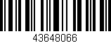 Código de barras (EAN, GTIN, SKU, ISBN): '43648066'